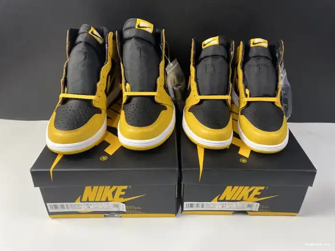 One Kick High Jordan Air Retro 1 OG 555088-701 Pollen 0625